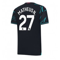 Camiseta Manchester City Matheus Nunes #27 Tercera Equipación Replica 2023-24 mangas cortas